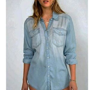 BDG denim button down size xs
